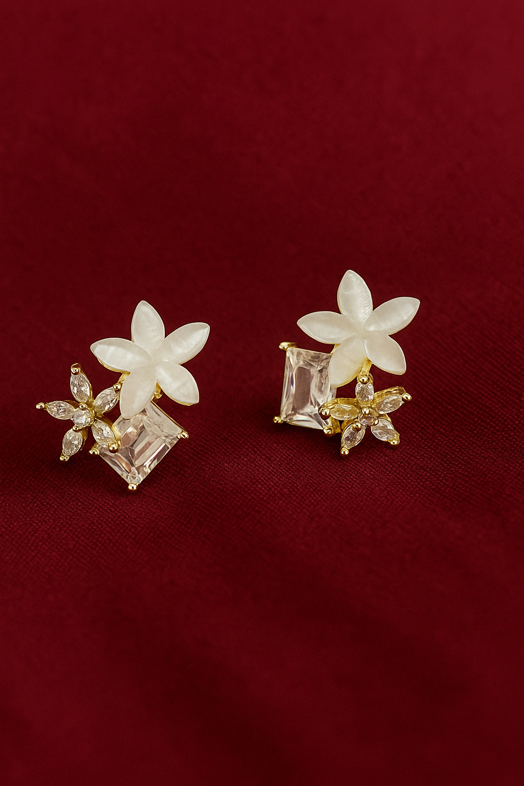Nerina Earrings - 18k Gold Plated Anti-Tarnish