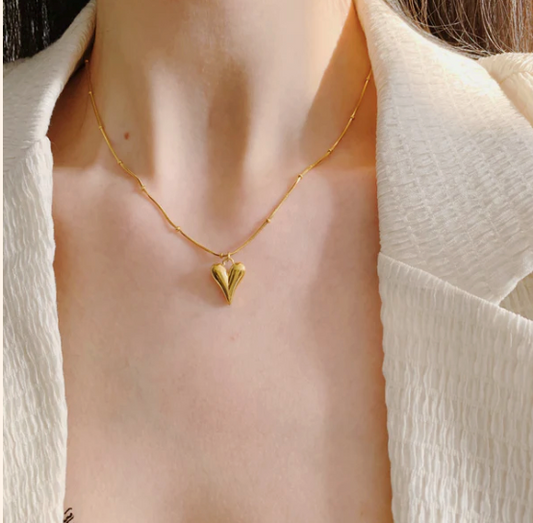 Velora Set - Anti Tarnish Heart Themed Jewellery Set