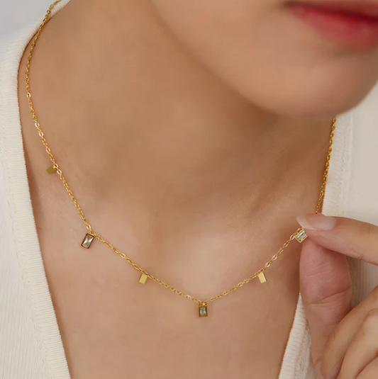 Aveline Chain - Gold Plated Anti Tarnish Chain Necklace