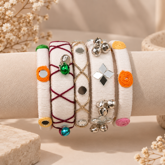 Noorika Handmade Navratri Bangle Set