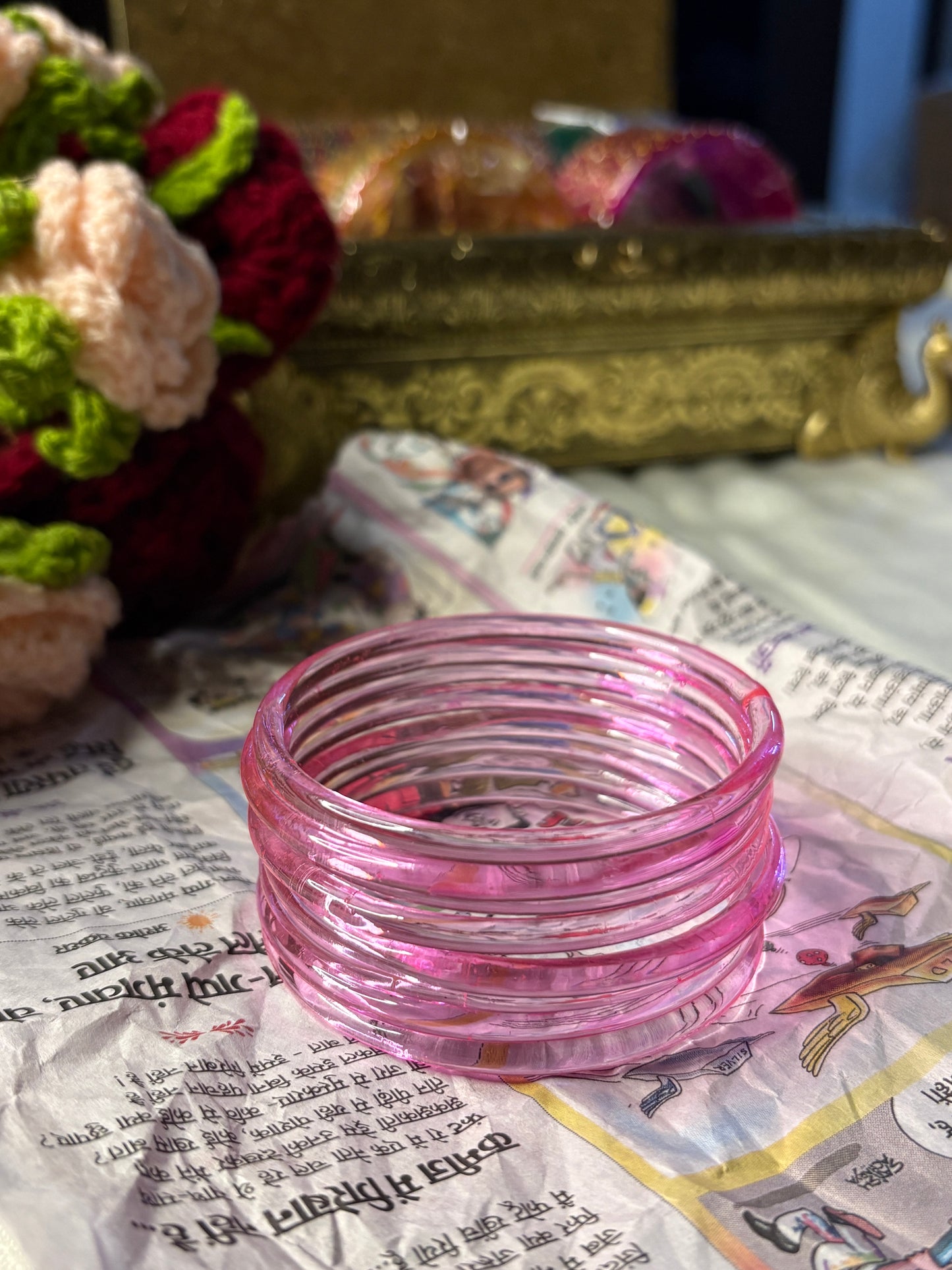 Pastel Jelly Bangle Box of Four