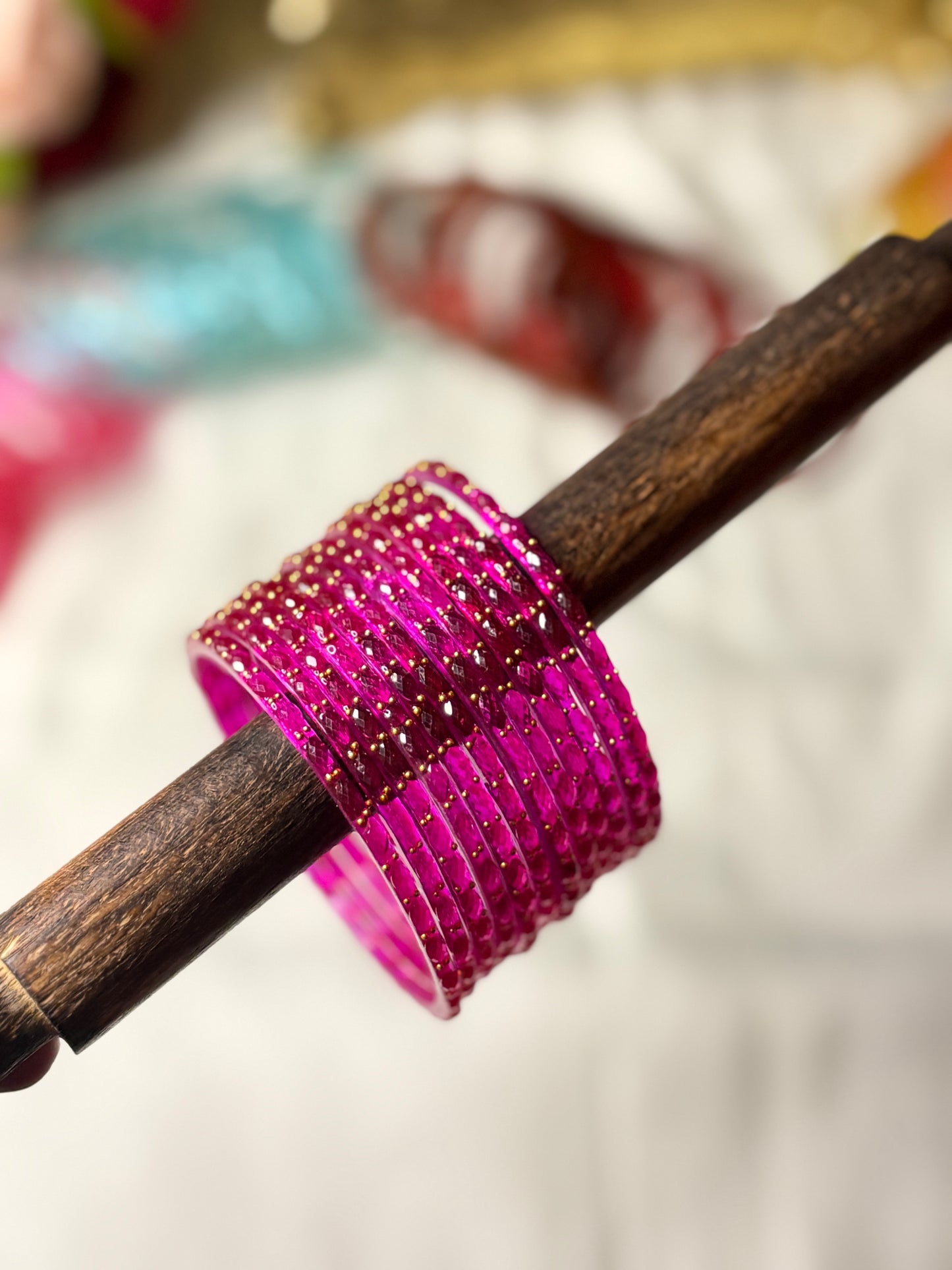 Raindrop Bangles Box of Eight