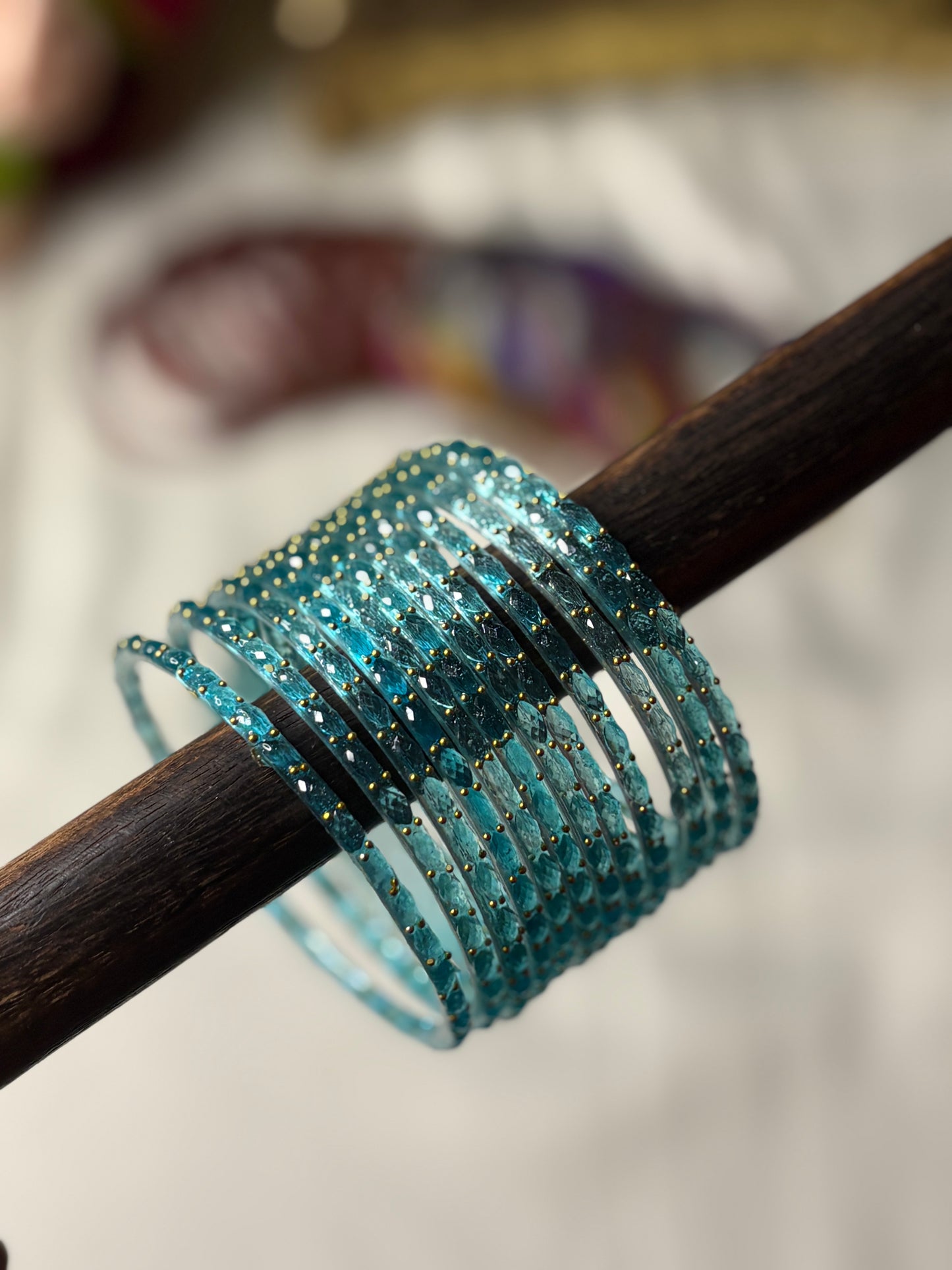 Raindrop Bangles Box of Eight