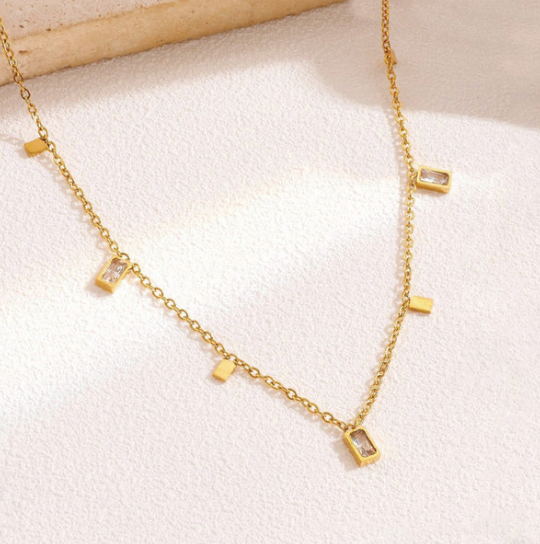 Aveline Chain - Gold Plated Anti Tarnish Chain Necklace